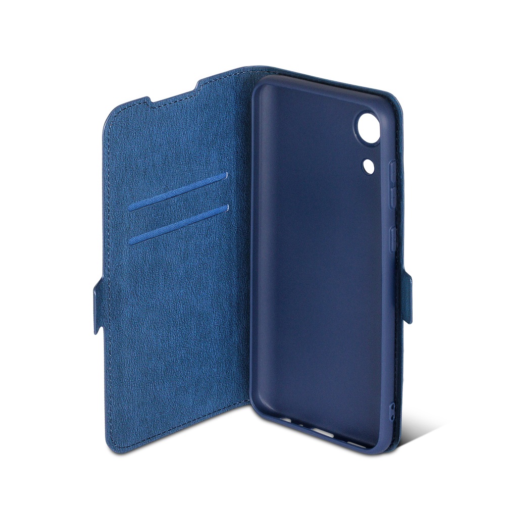 Чехол с флипом для Samsung Galaxy A03 Core DF sFlip-91 (blue)