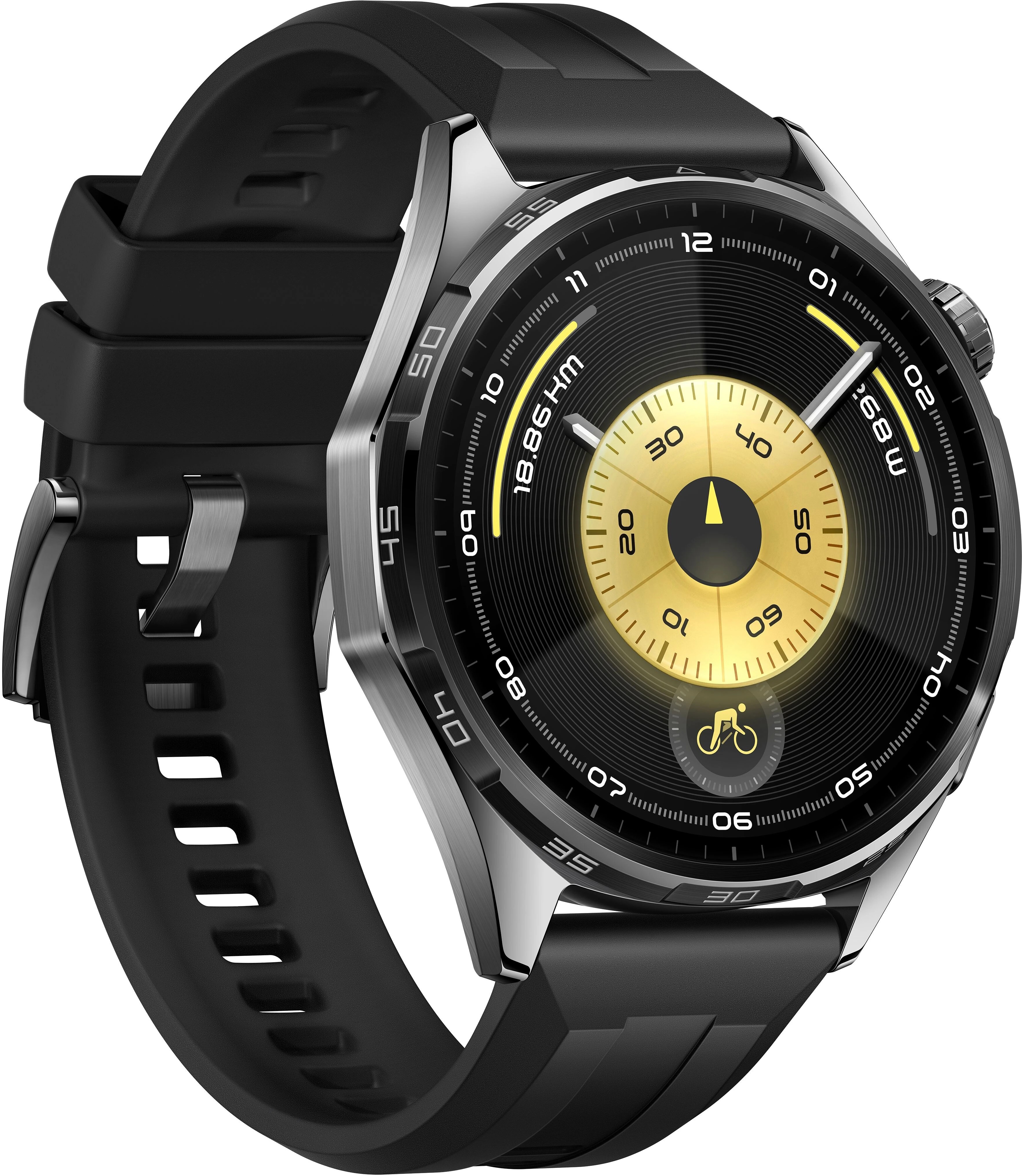 Смарт-часы HUAWEI WATCH GT 6 46mm Черный ремешок из фторэластомера