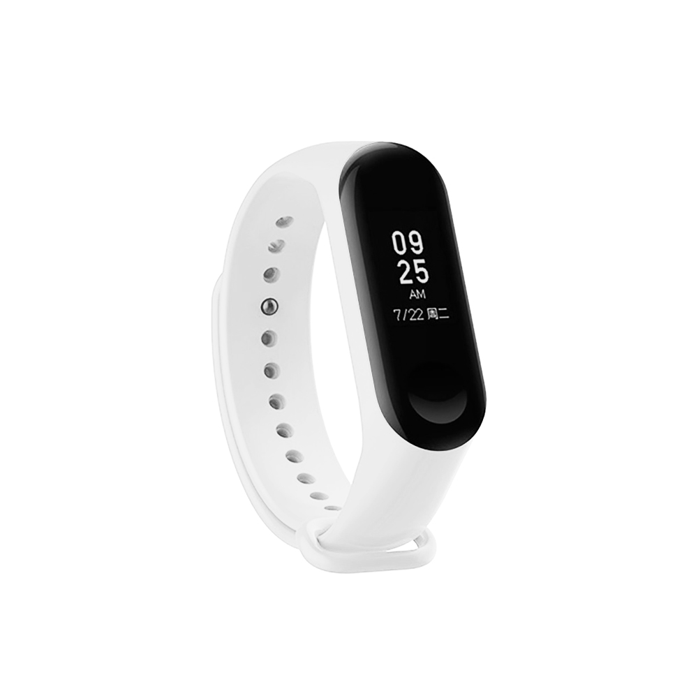 Ремешок классический силиконовый для Xiaomi Mi Band 3/4 DF