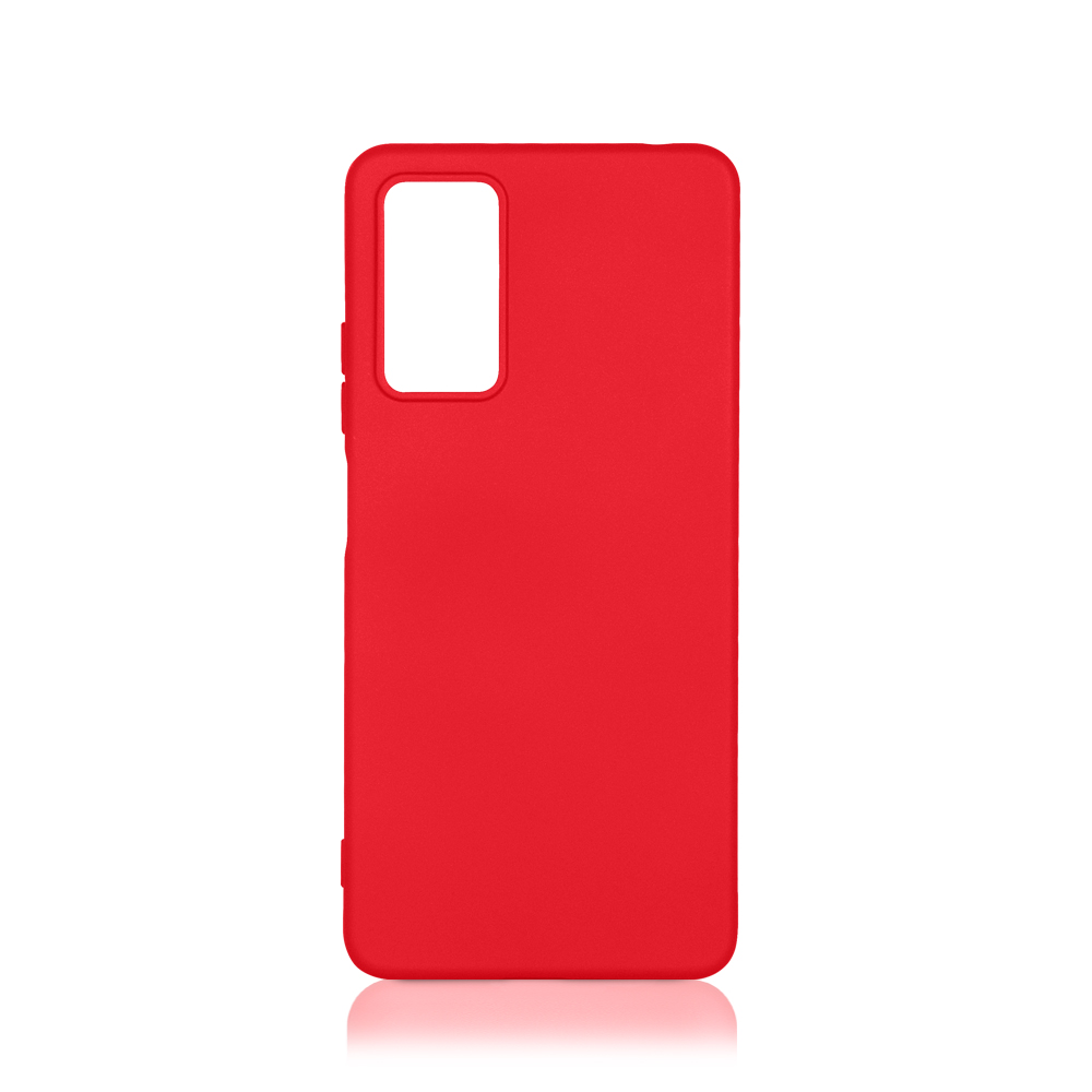 Силиконовый чехол с микрофиброй для Xiaomi Redmi Note 11 Pro/ 11 Pro 5G DF xiOriginal-27 (red)