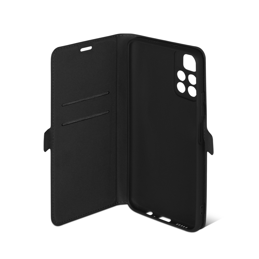 Чехол с флипом для Poco M4 Pro 5G DF poFlip-05 (black)