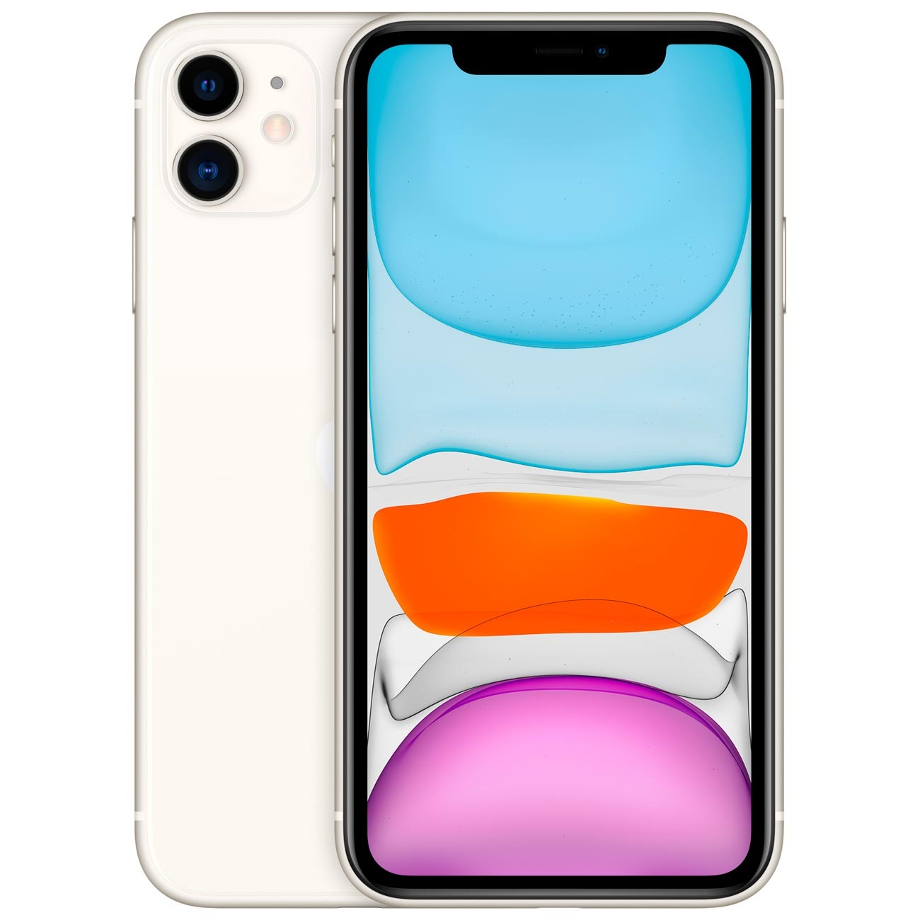 iPhone 11 128gb, White Б/У купить в Омске