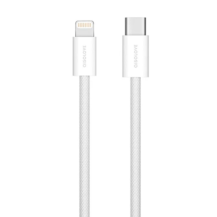 Кабель Type-C/Lightning SOLOVE 20W PD 1m Grey