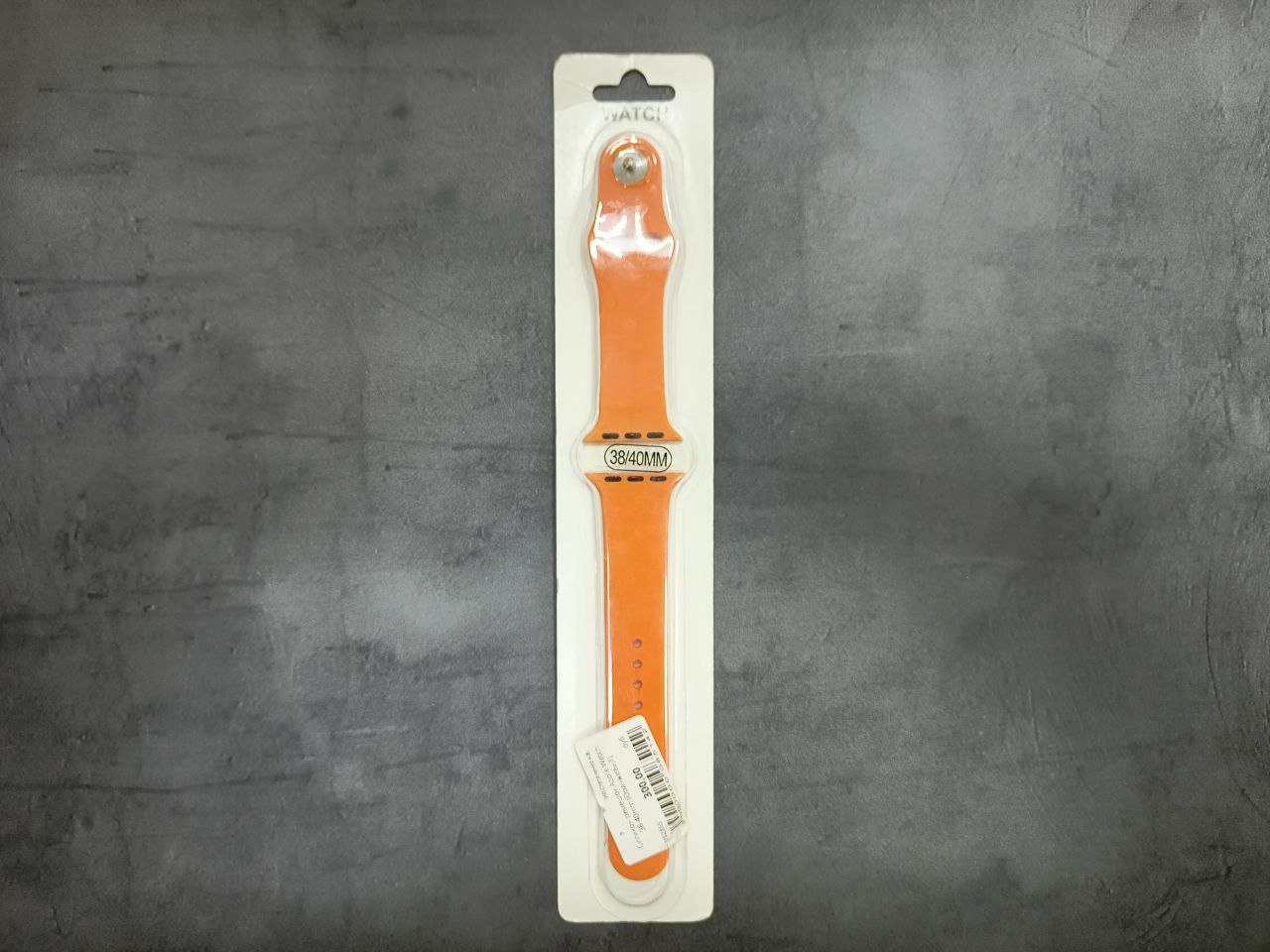 Силикон ремешок Apple Watch 38-40mm (Оранжевый)