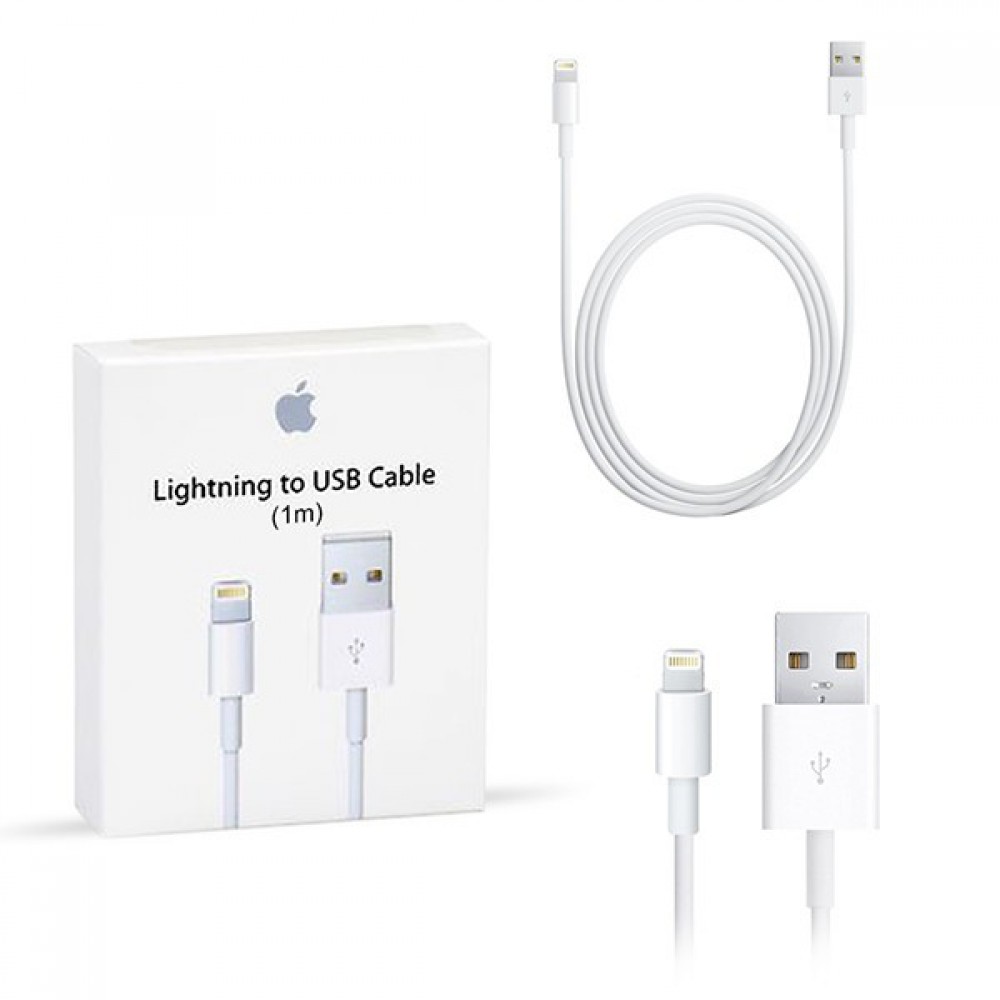Кабель Apple Lightning 1м для iPhone (Foxconn) в упаковке