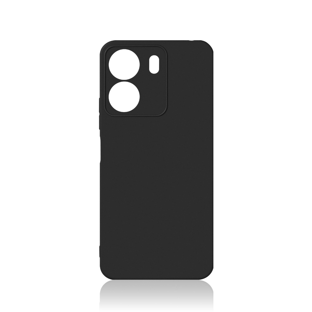 Силиконовый чехол для Xiaomi Redmi 13C/Poco C65 DF (black)