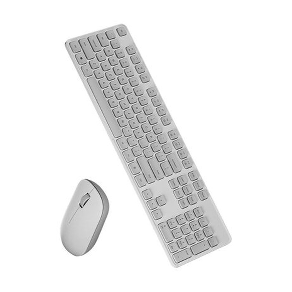 Клавиатура и мышка беспроводная Xiaomi Mijia Wireless Set 3 Deep Space White RU+ENG