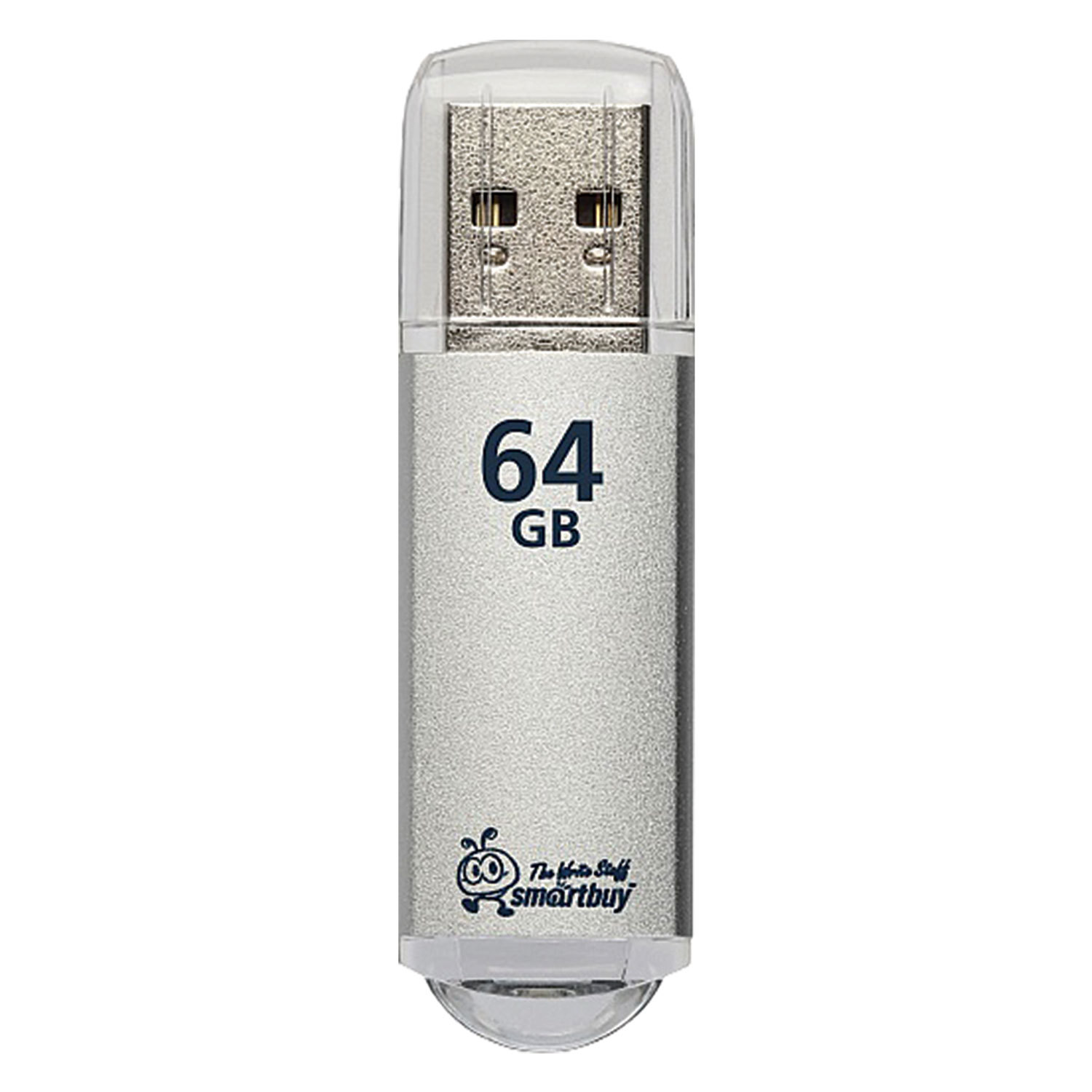 Флеш накопитель USB 3.0 64Gb SmartBuy V-Cut Silver