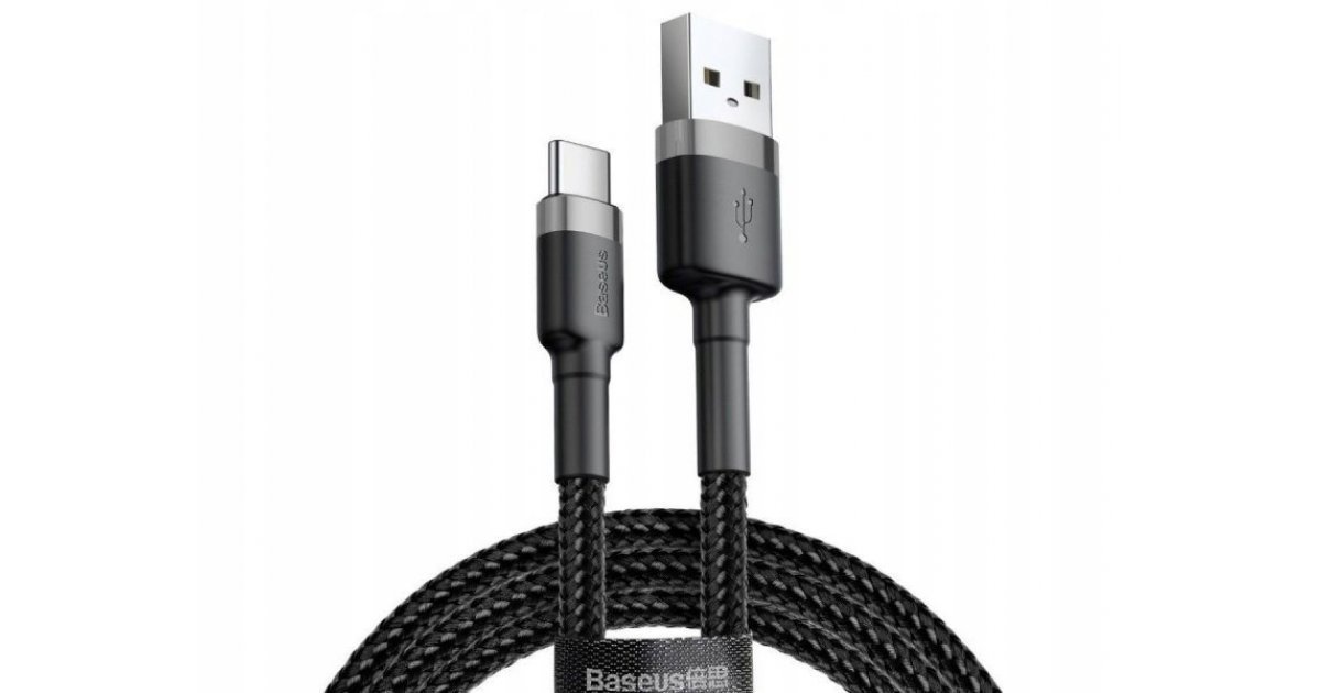 Кабель Baseus cafule Cable USB For Micro 2.4A 1M (Gray Black)