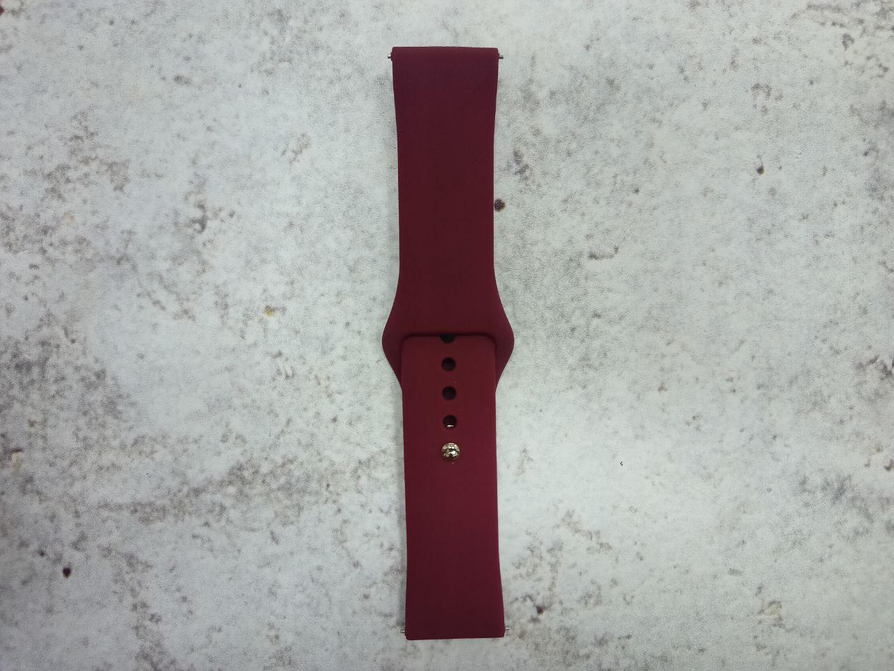 Ремешок силиконовый 22мм (Burgundy)