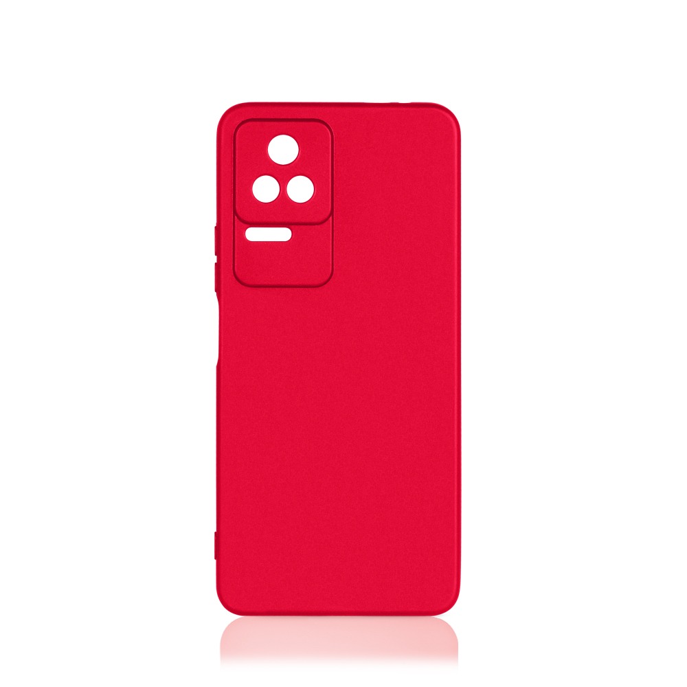Силиконовый чехол для Poco F4 (5G) DF (red)