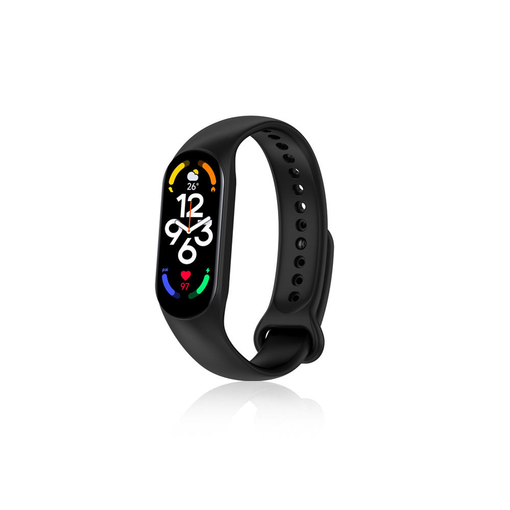 Ремешок классический силиконовый для Xiaomi Mi Band 7/Smart Band 7 DF