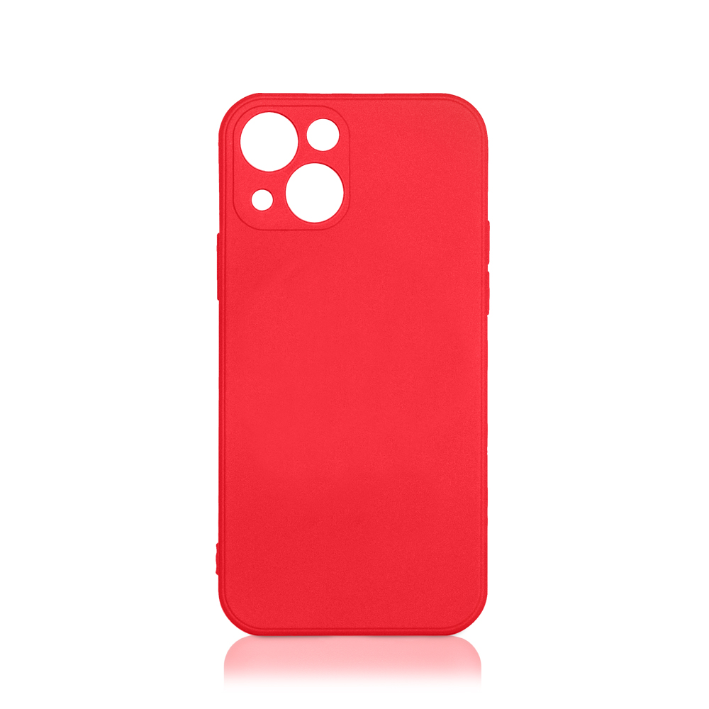 Силиконовый чехол для iPhone 13 DF (red)