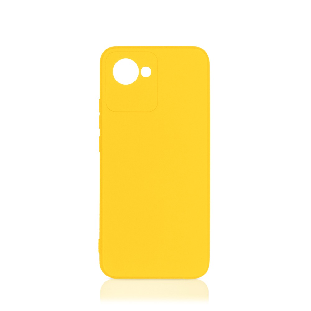 Силиконовый чехол для Realme C30 DF rmCase-18 (yellow)