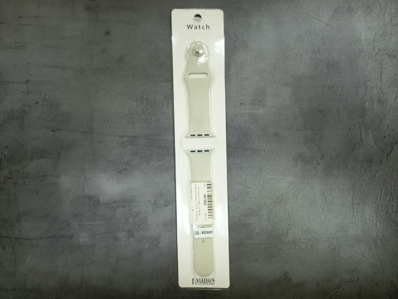 Ремешок Sport_TPU Apple Watch 38-40mm (Белый-темно)