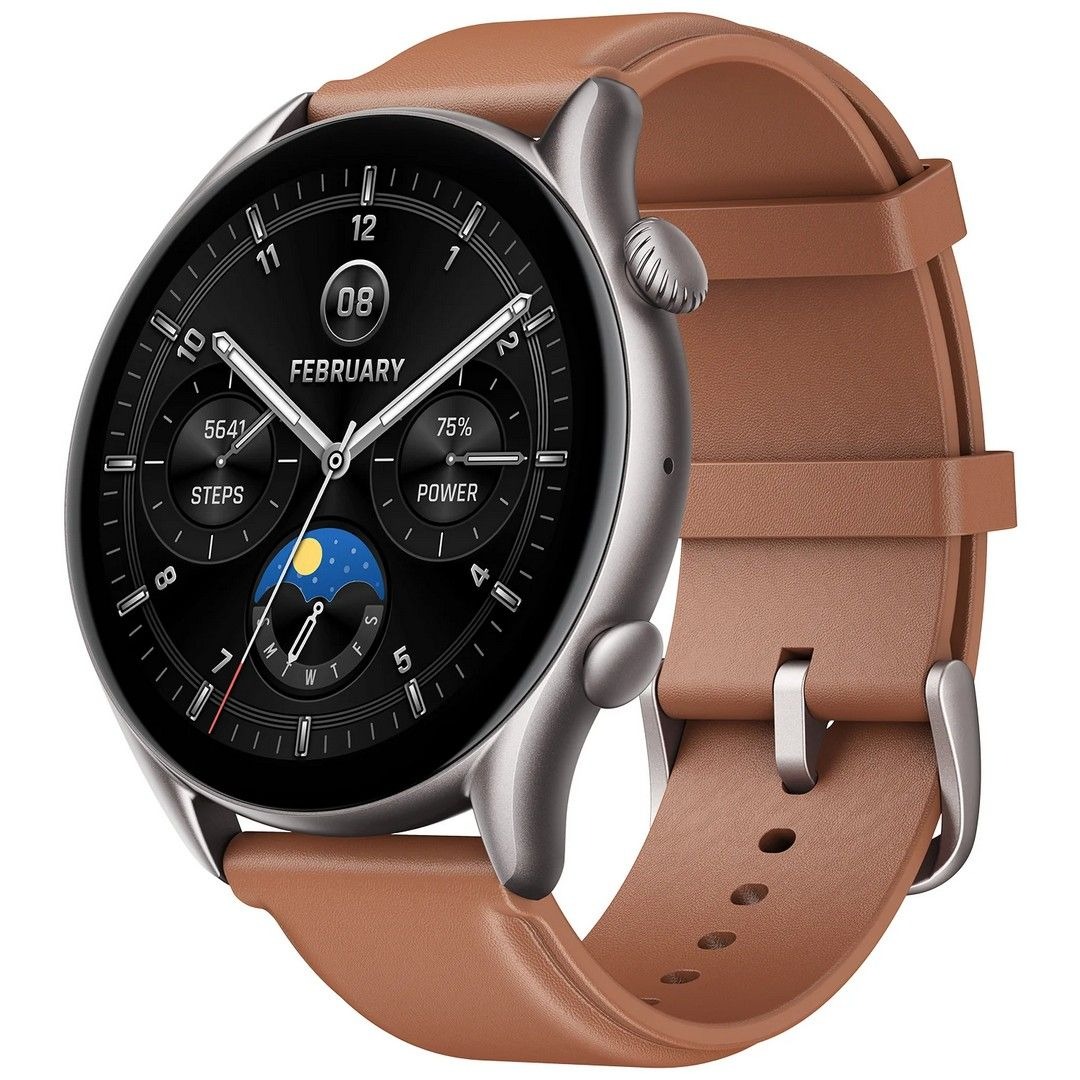 Смарт-часы Amazfit GTR 4 NEW (Brown Leather)