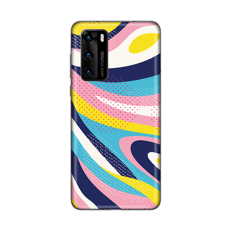 Защитная гидрогелевая плёнка (Разноцветные полосы)