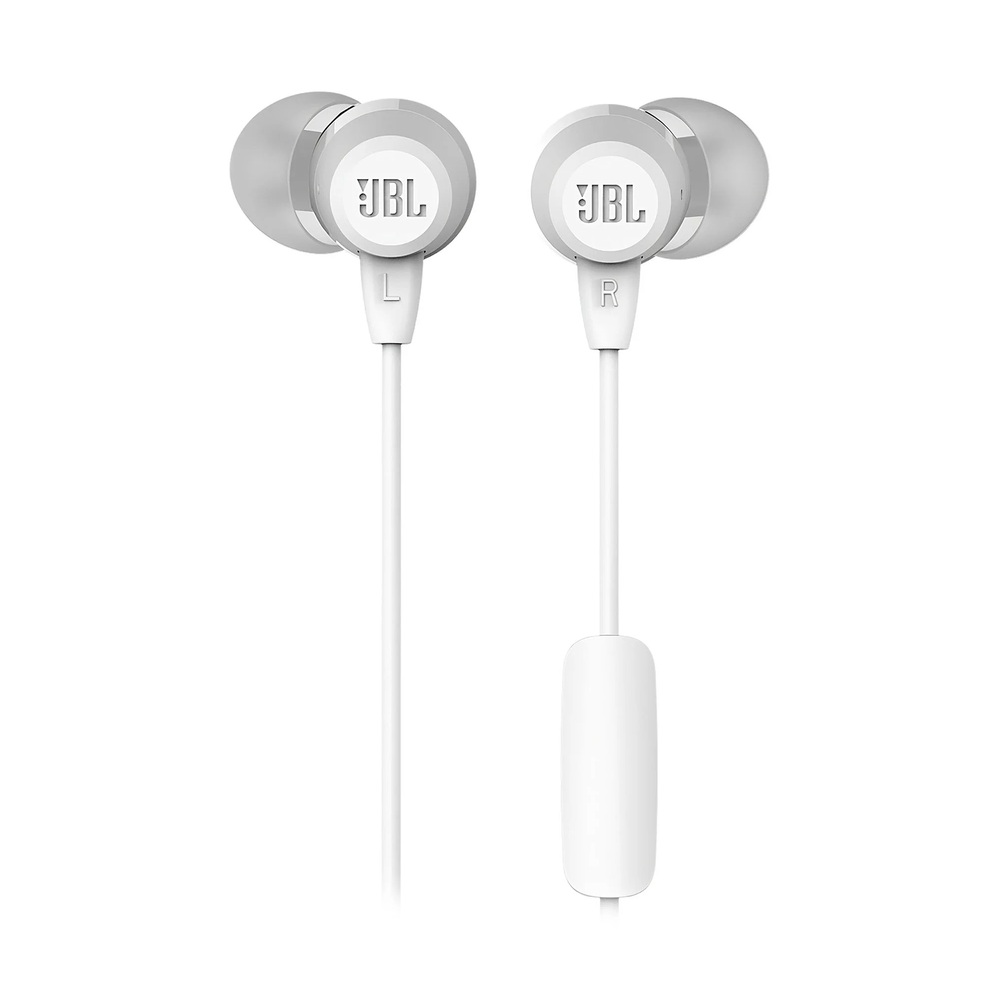 Наушники с микрофоном JBL C50HI (White)