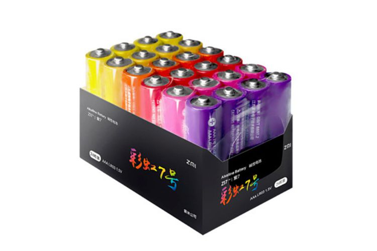 Батарейки алкалиновые Rainbow ZMI ZI7 Тип AAA  (уп. 24шт.)