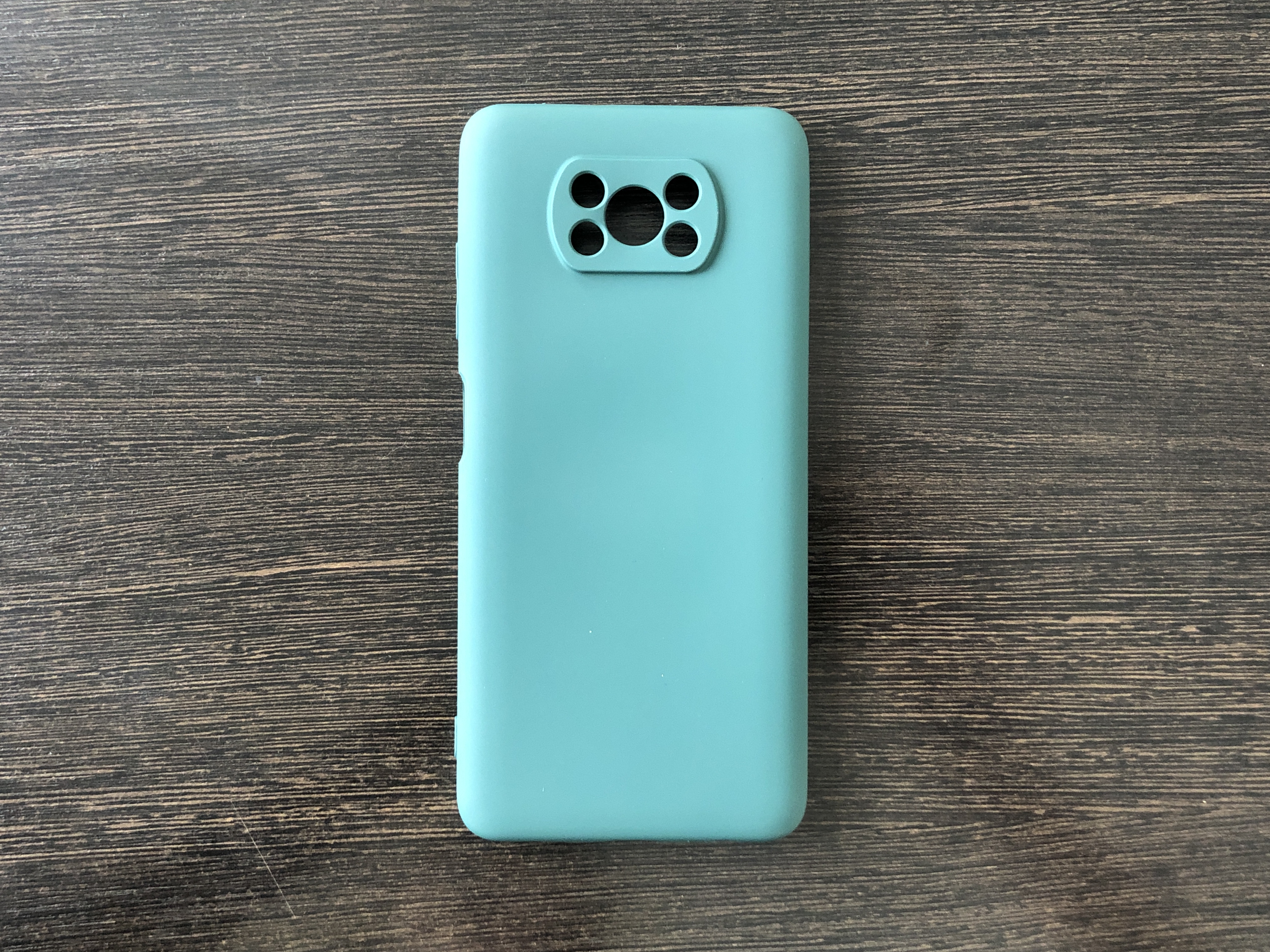 Силиконовый чехол для POCO X3 (Зеленый)