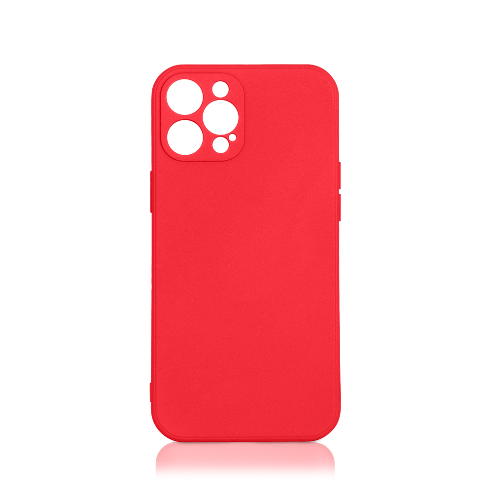 Силиконовый чехол для iPhone 13 Pro Max DF (red)