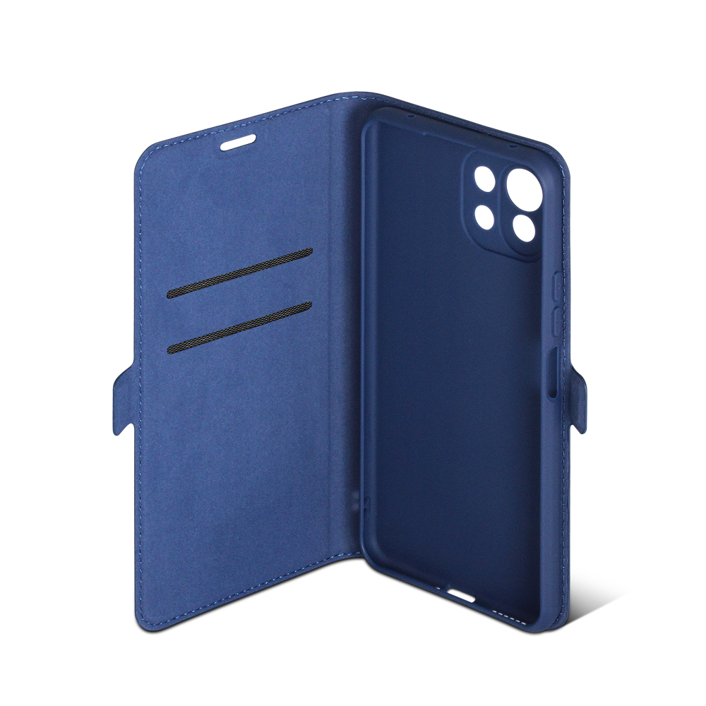 Чехол с флипом для  Xiaomi Mi 11 Lite DF xiFlip-71 (blue)