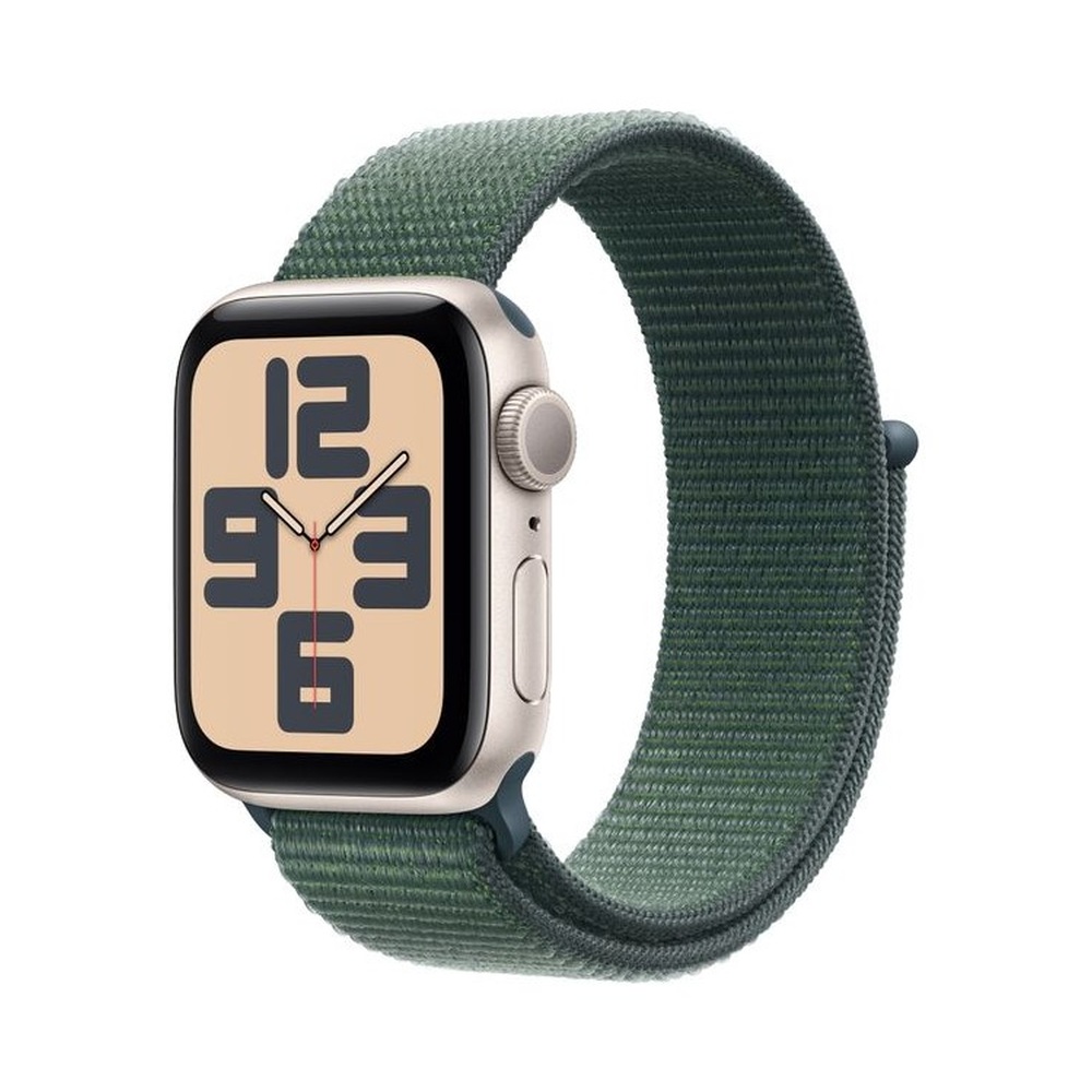 Apple Watch SE 2024 40mm Starlight Green Sport Loop
