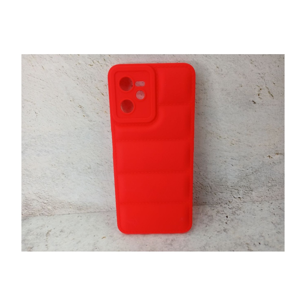 Силиконовый чехол (дутый) для Realme C35 DF rmJacket-03 (red)