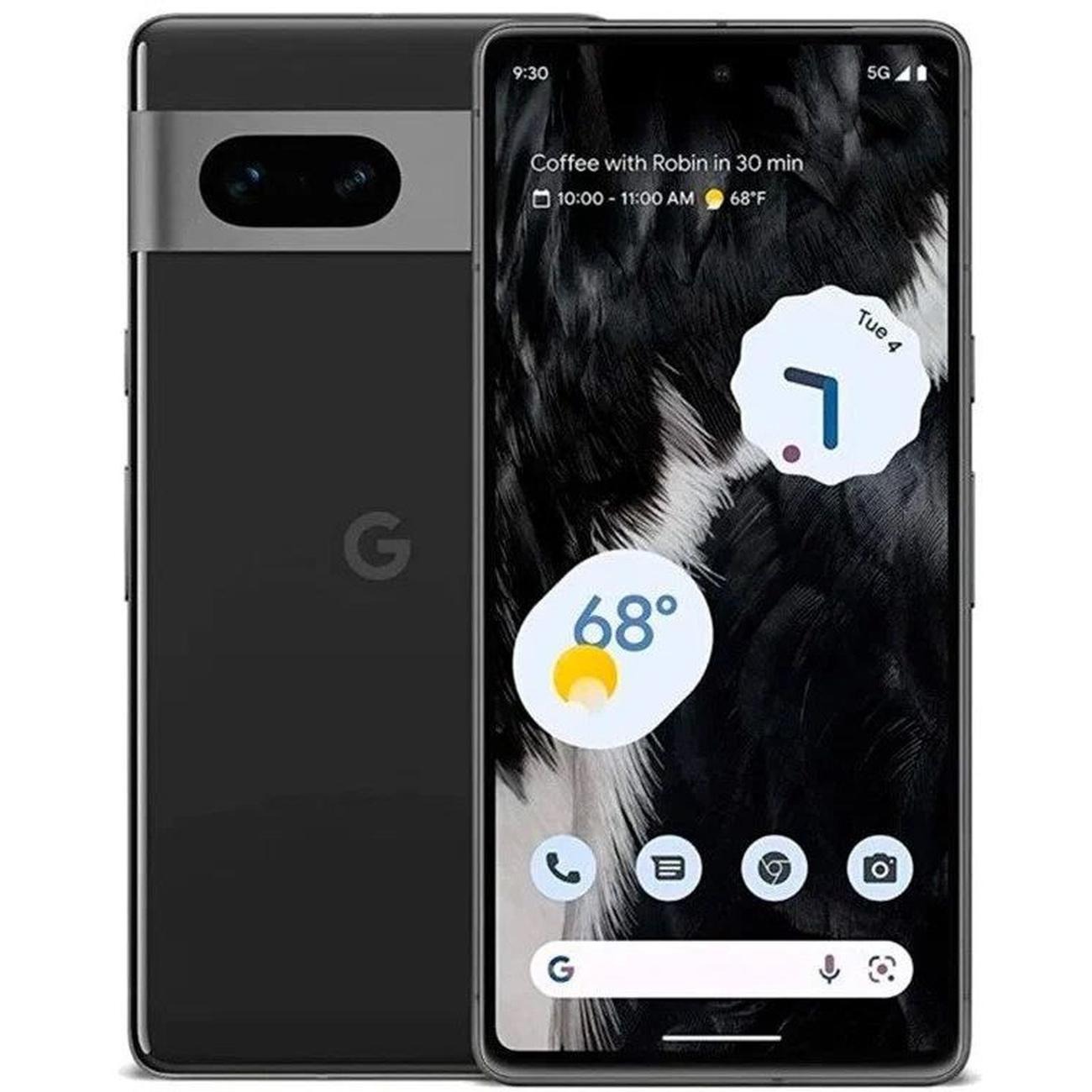 Google Pixel 7 (8/128Gb, Obsidian Black, US)