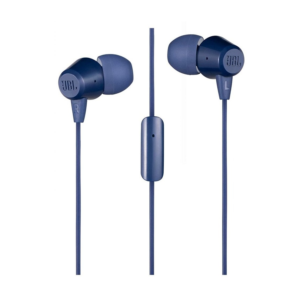 Наушники с микрофоном JBL C50HI (Blue)