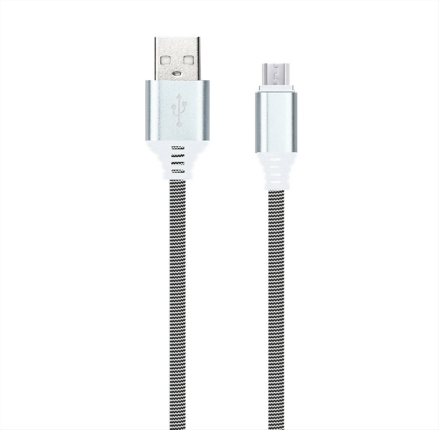 Кабель USB 2.0 Smartbuy Micro Flow 3D в оплетке TPE, длина 1 м