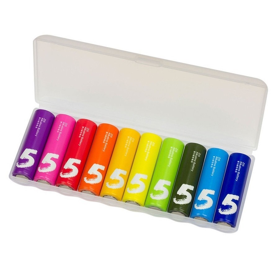 Батарейки алкалиновые ZMI Rainbow ZI5 типа AA (уп.10 шт.)