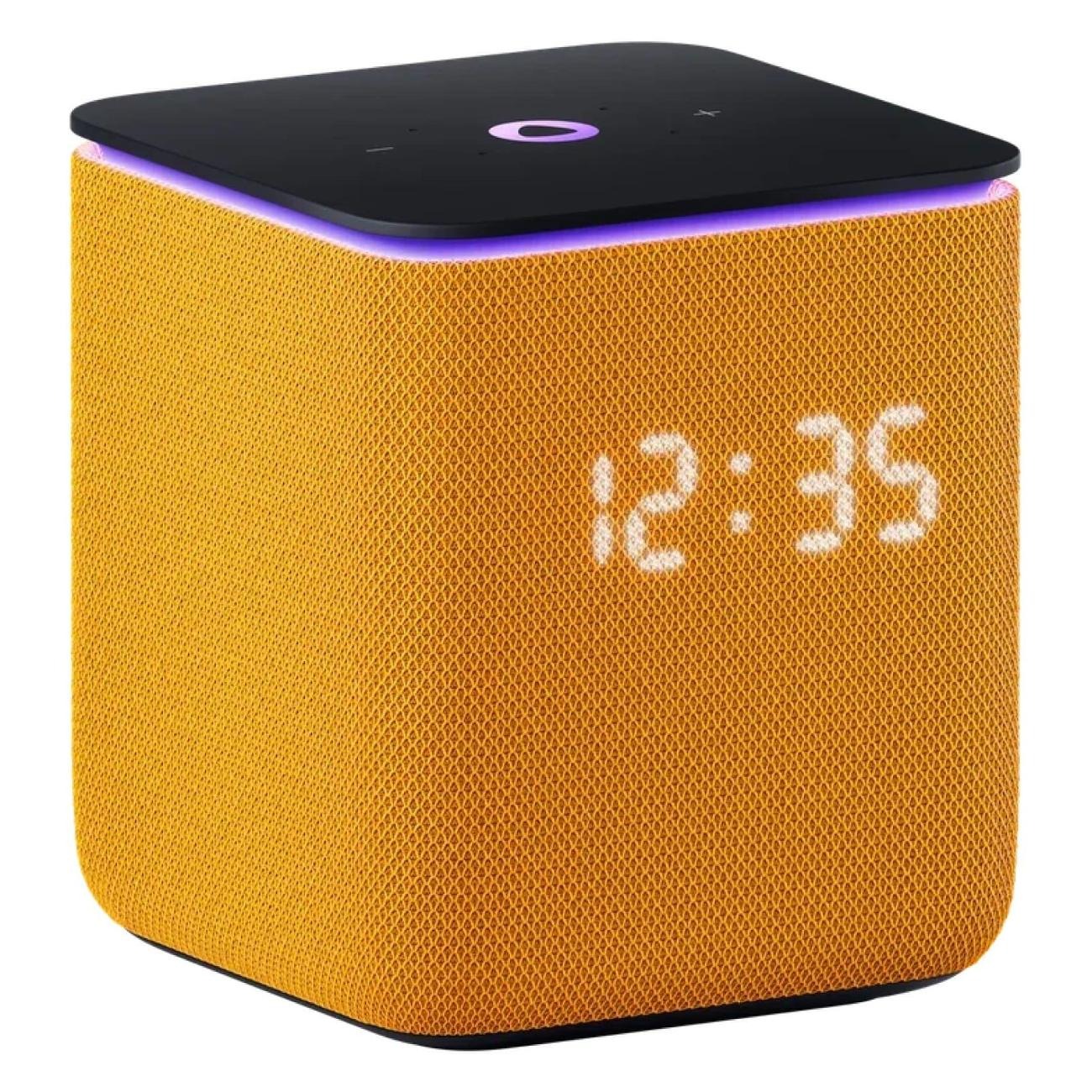 Умная колонка Яндекс Станция Миди с Алисой с Zigbee, Оранжевый