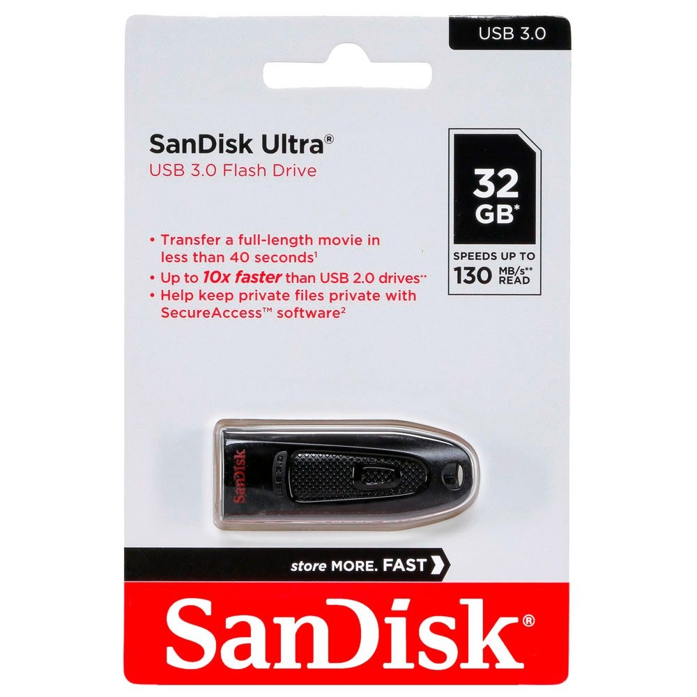Флеш-накопитель USB 3.0 Sandisk Ultra 32Gb