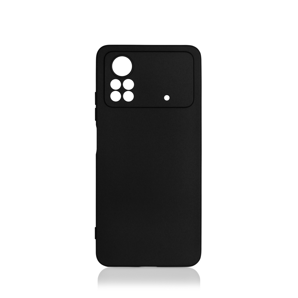 Силиконовый чехол для Poco X4 Pro (5G) DF poCase-04 (black)