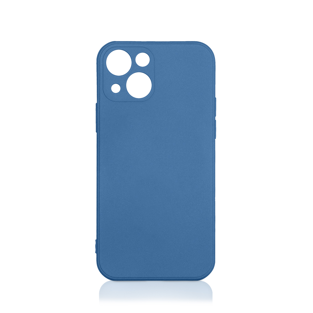 Силиконовый чехол для iPhone 13 mini DF (blue)