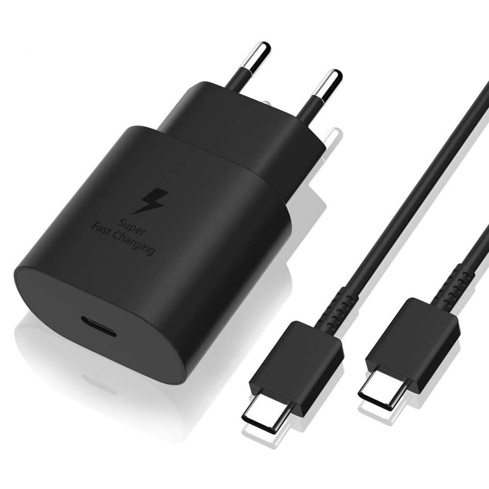 Зарядное устройство Samsung 25W PD Type-C to Type-C Cable (Черный)
