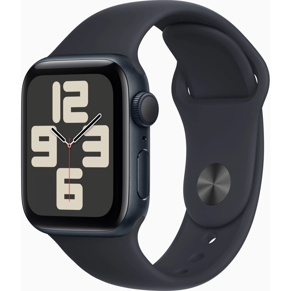 Apple Watch SE 2024 44mm Midnight Sport Band