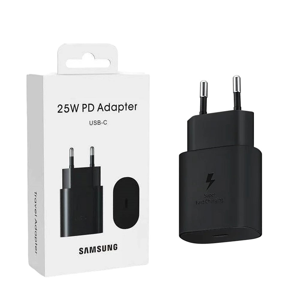 Зарядное устройство Samsung USB-C 25W PD (Черный)