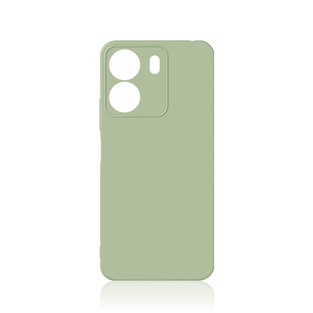 Силиконовый чехол для Xiaomi Redmi 13C/Poco C65 DF (green)