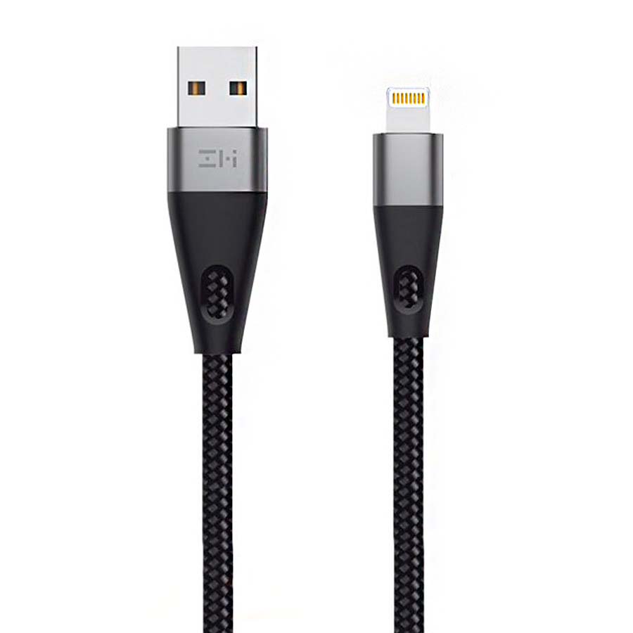 Кабель USB/Lightning ZMI MFi 200см AL886 черный