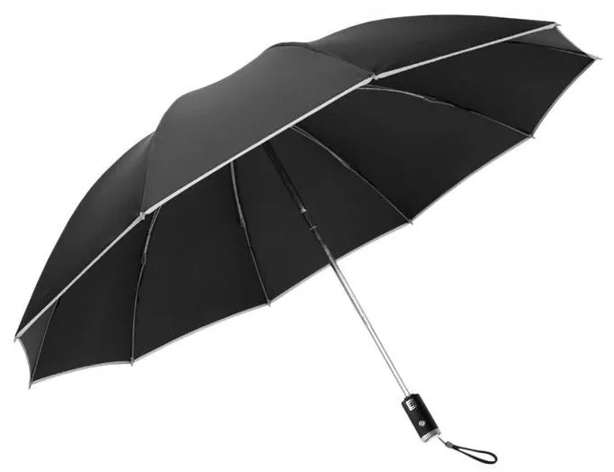 Зонт Zuodu Umbrella Smart LedLight Black