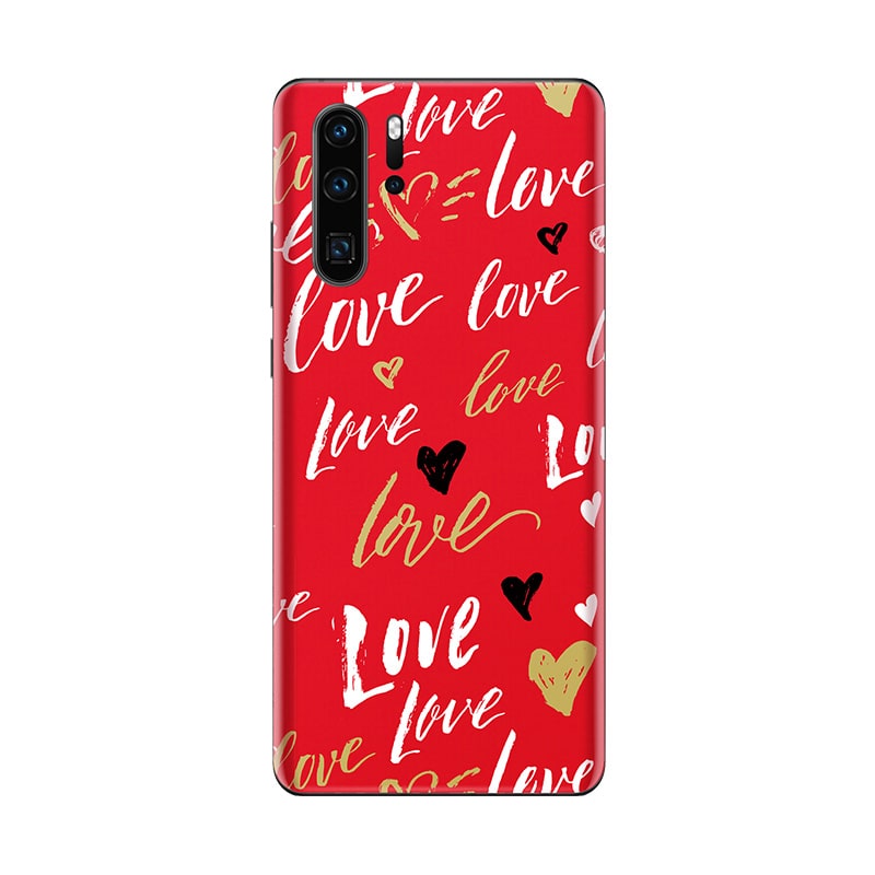 Защитная гидрогелевая плёнка (Красная, Love)