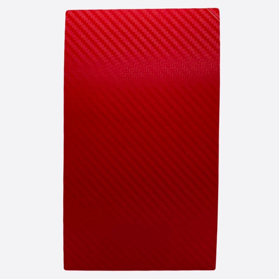 Защитная гидрогелевая плёнка (Карбоновая - Красный)