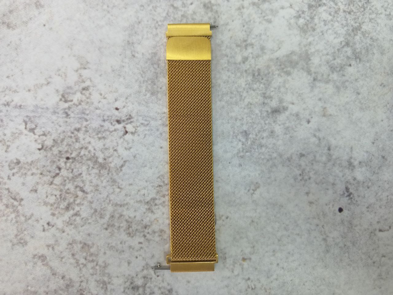 Ремешок миланский металлический 22мм (Gold)