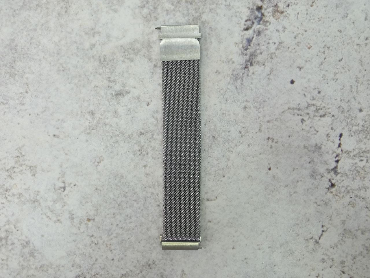 Ремешок миланский металлический 22мм (Silver)