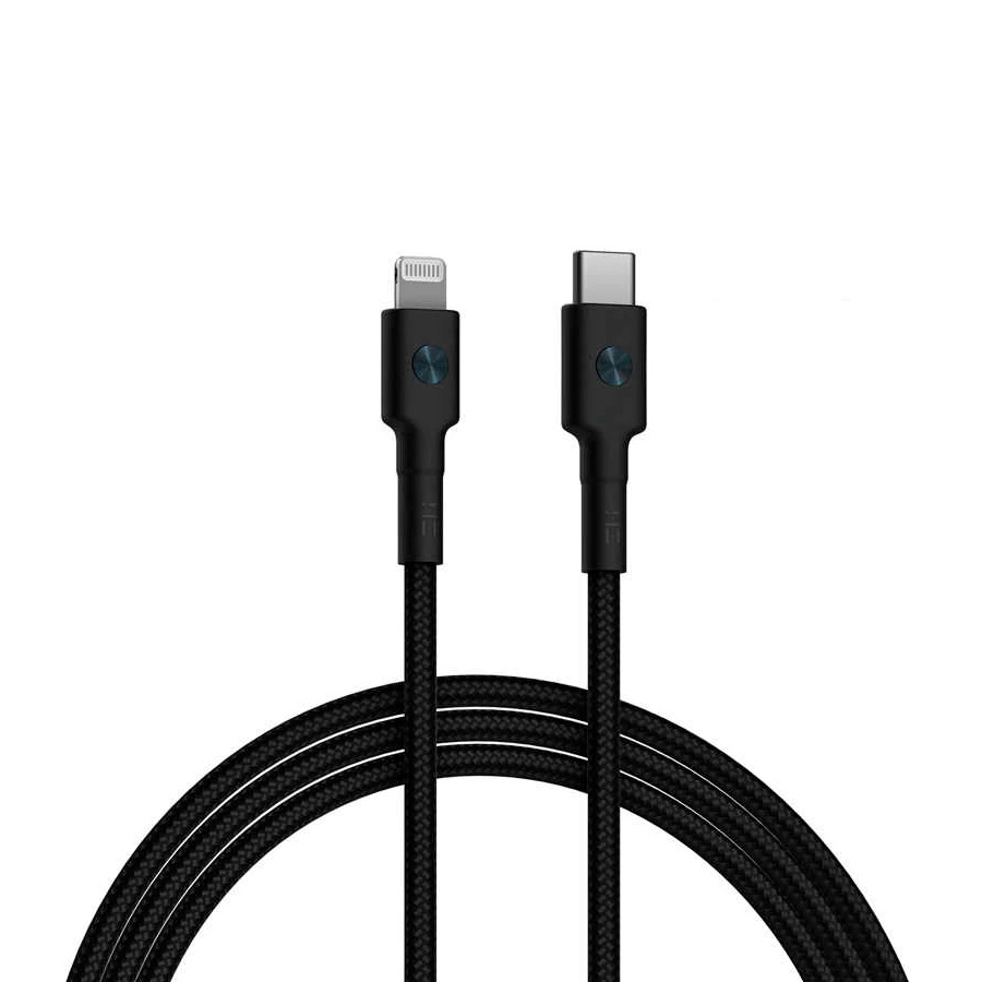 Кабель ZMI AL873K, USB Type-C, Lightning, 1м (Черный)