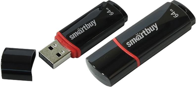 Флеш-накопитель Smart Buy USB 64GB Crown (Black)