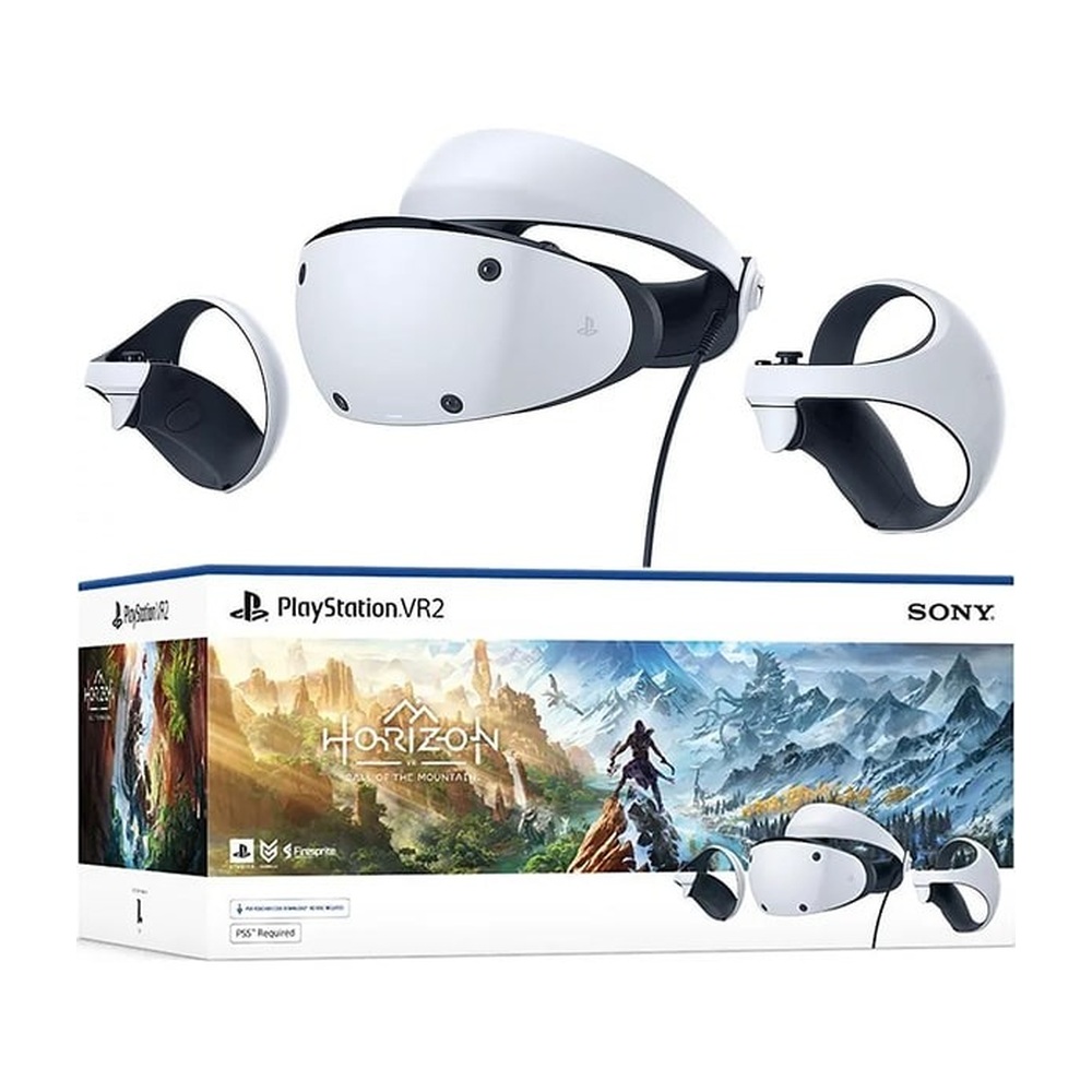 Система виртуальной реальности PlayStation VR2 с игрой Horizon Call of the mountain