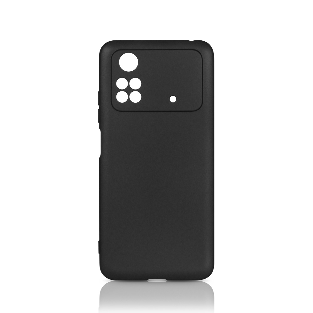 Силиконовый чехол для Poco M4 Pro (4G) DF poCase-03 (black)
